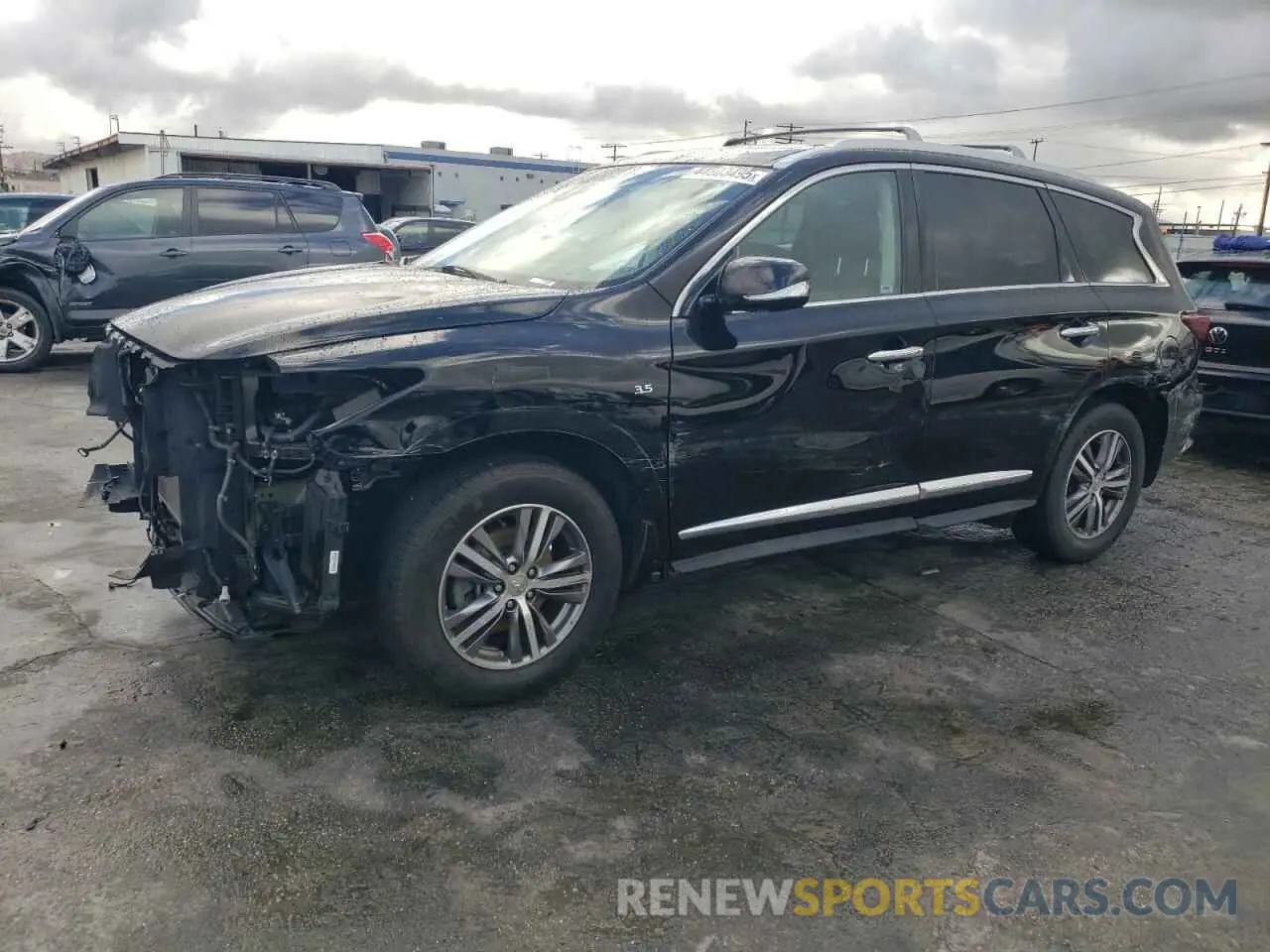 1 Photograph of a damaged car 5N1DL0MN3LC506886 INFINITI QX60 2020
