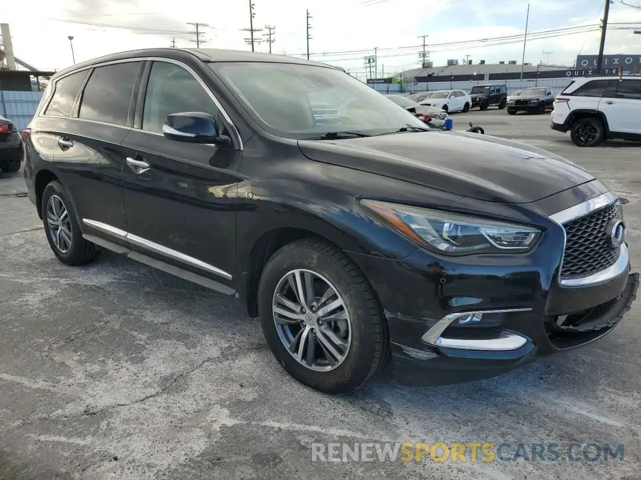 4 Фотография поврежденного автомобиля 5N1DL0MN3LC529293 INFINITI QX60 2020
