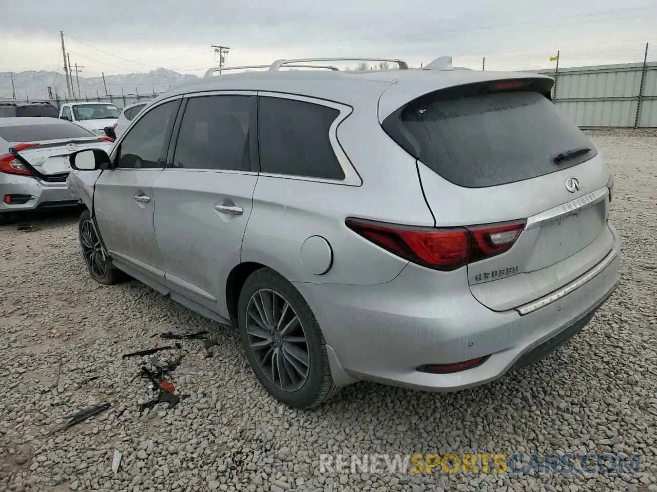 2 Photograph of a damaged car 5N1DL0MN4LC511014 INFINITI QX60 2020
