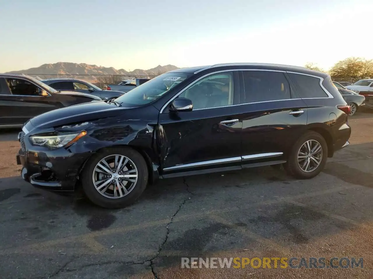1 Фотография поврежденного автомобиля 5N1DL0MN4LC513281 INFINITI QX60 2020