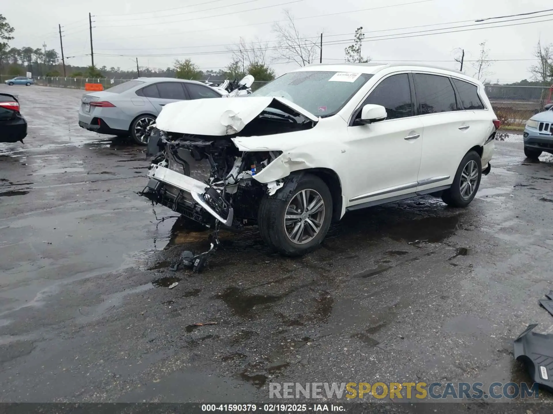 2 Фотография поврежденного автомобиля 5N1DL0MN4LC541775 INFINITI QX60 2020