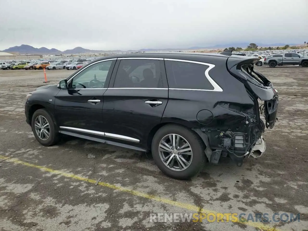 2 Photograph of a damaged car 5N1DL0MN5LC502886 INFINITI QX60 2020