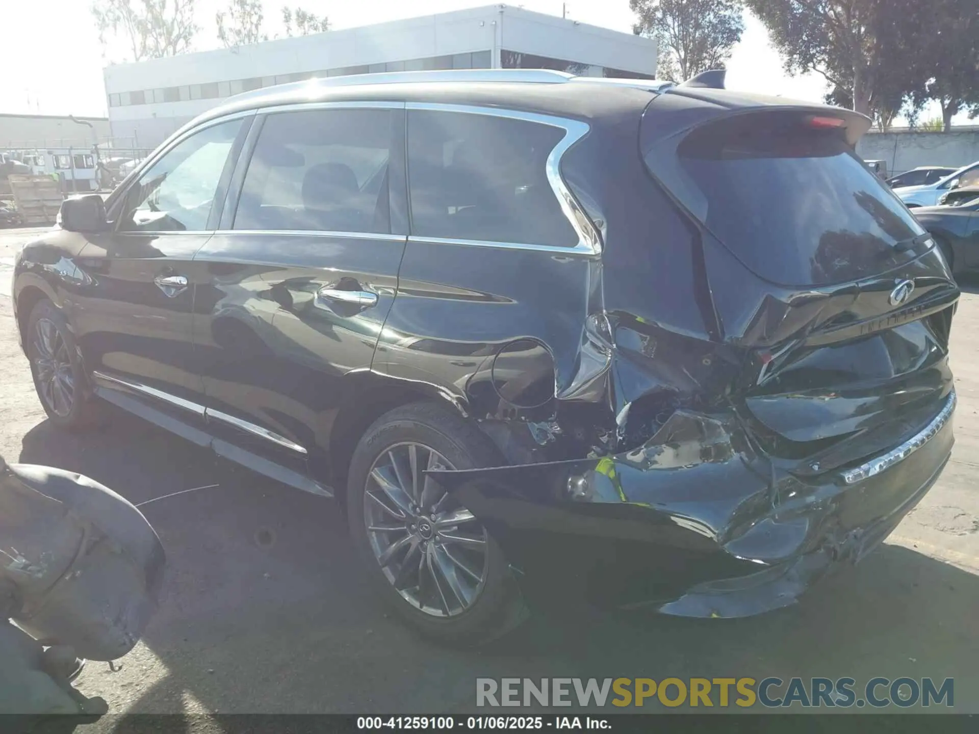 3 Photograph of a damaged car 5N1DL0MN5LC525763 INFINITI QX60 2020