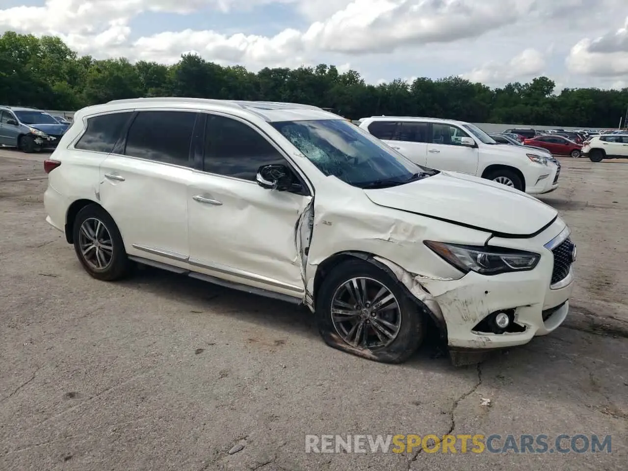 4 Фотография поврежденного автомобиля 5N1DL0MN6LC508115 INFINITI QX60 2020