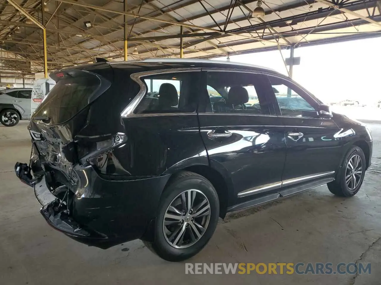3 Фотография поврежденного автомобиля 5N1DL0MN7LC522993 INFINITI QX60 2020