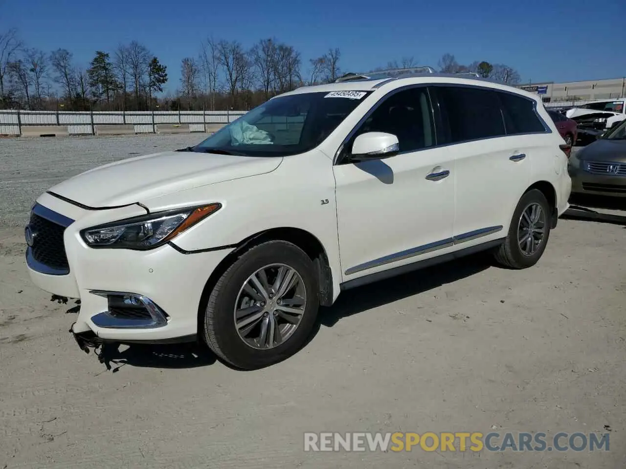 1 Photograph of a damaged car 5N1DL0MN8LC518712 INFINITI QX60 2020