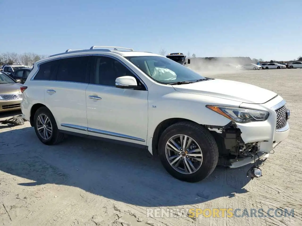 4 Photograph of a damaged car 5N1DL0MN8LC518712 INFINITI QX60 2020
