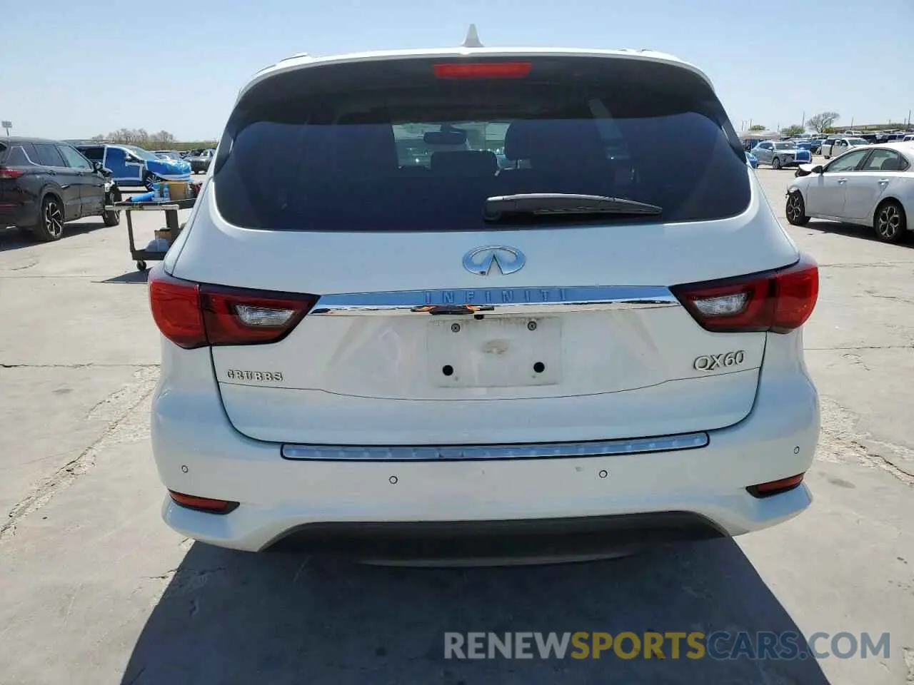 6 Photograph of a damaged car 5N1DL0MN8LC519701 INFINITI QX60 2020