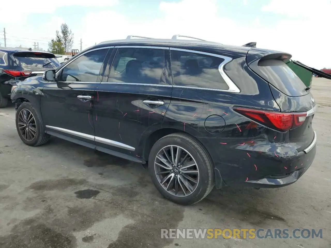2 Photograph of a damaged car 5N1DL0MN8LC546686 INFINITI QX60 2020
