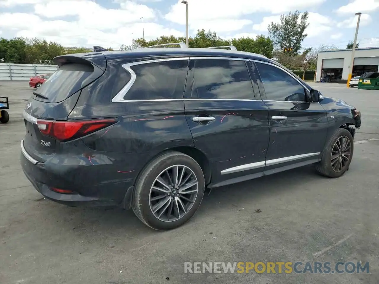 3 Photograph of a damaged car 5N1DL0MN8LC546686 INFINITI QX60 2020