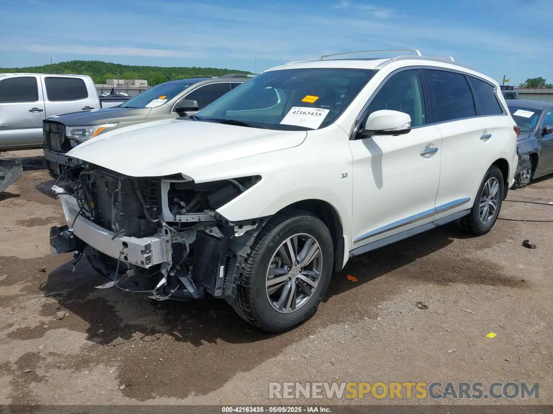 2 Фотография поврежденного автомобиля 5N1DL0MNXLC519635 INFINITI QX60 2020
