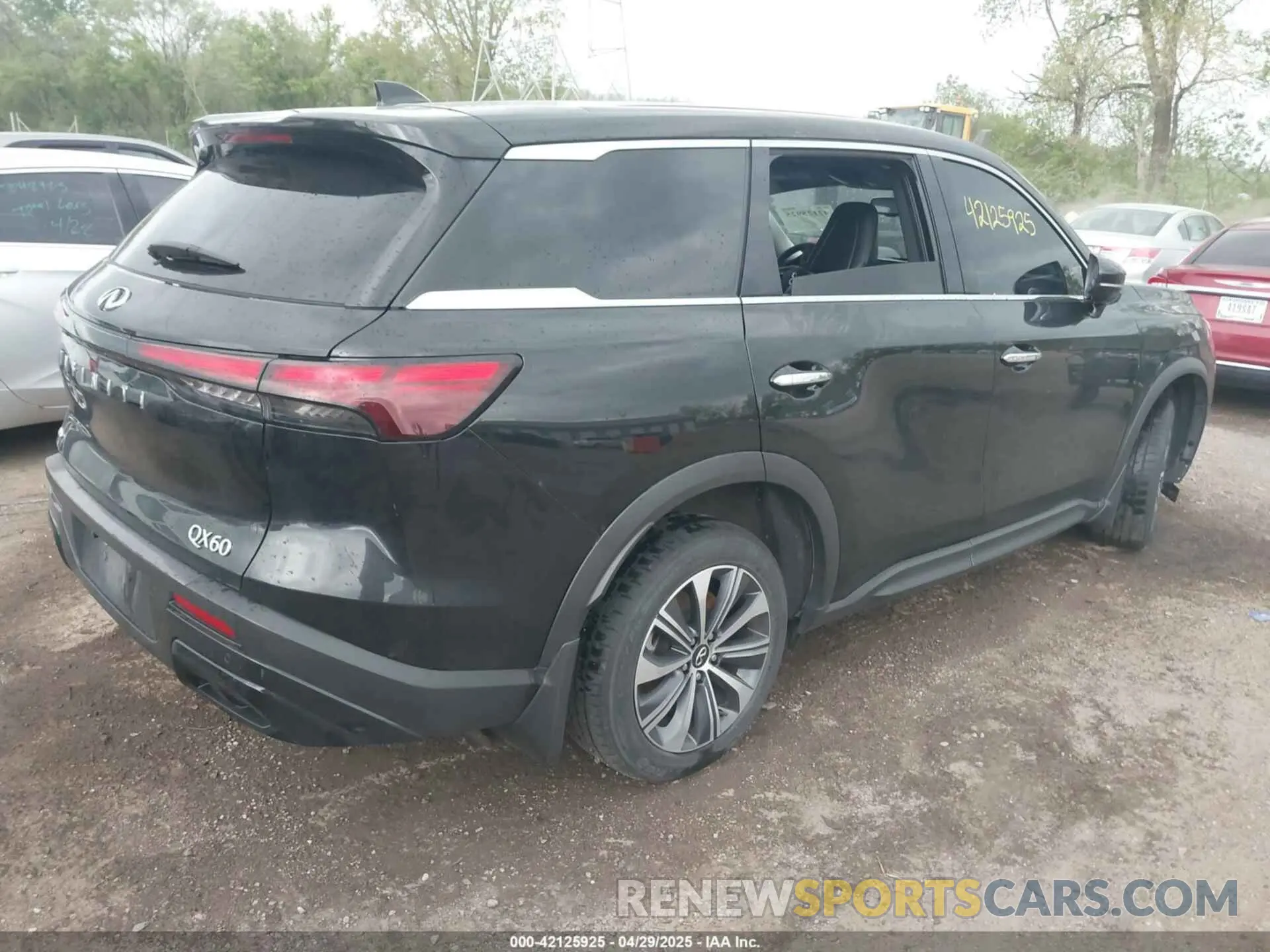 4 Фотография поврежденного автомобиля 5N1DL1ES1NC330448 INFINITI QX60 2022