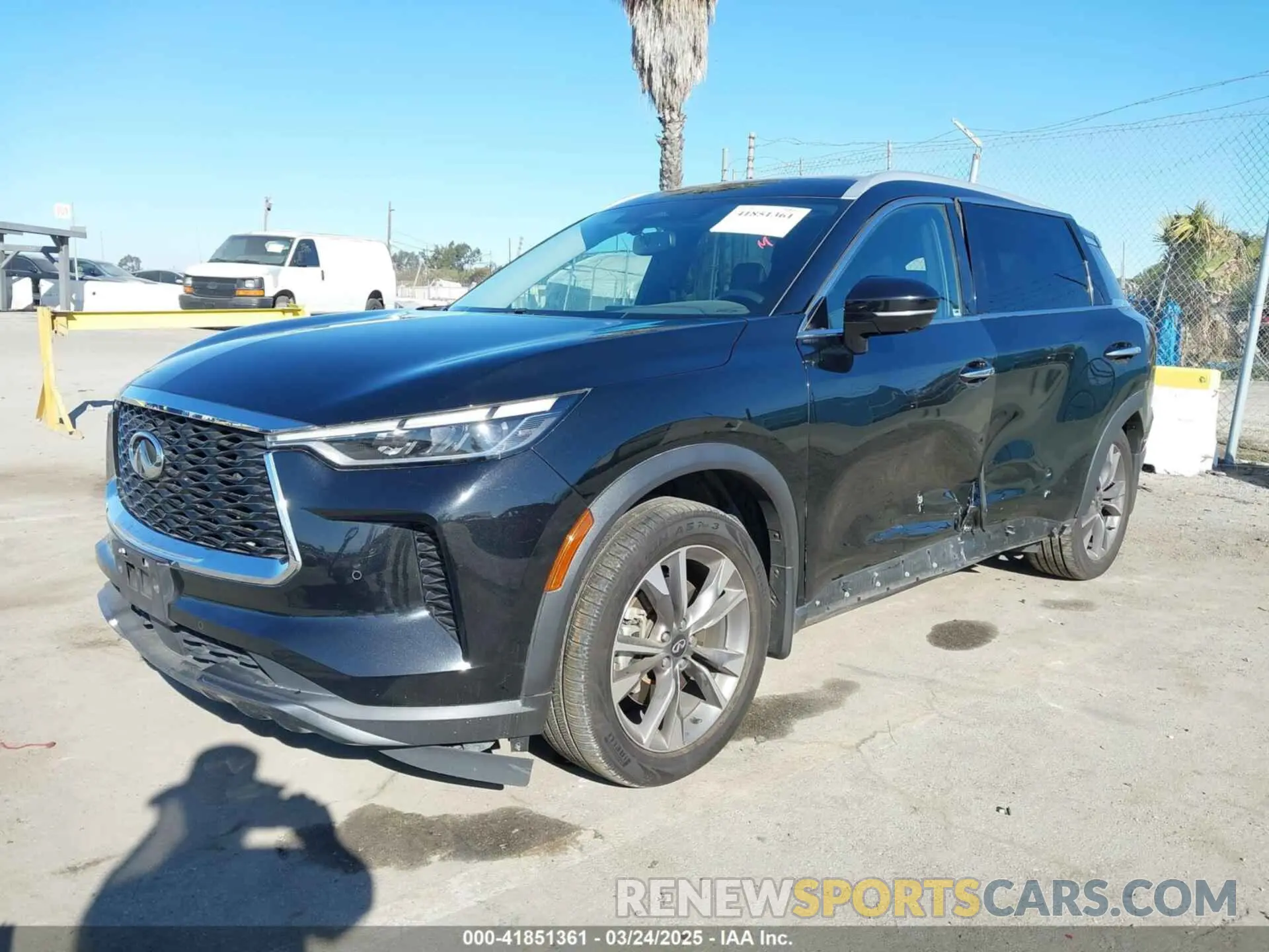 2 Photograph of a damaged car 5N1DL1FR2NC334875 INFINITI QX60 2022