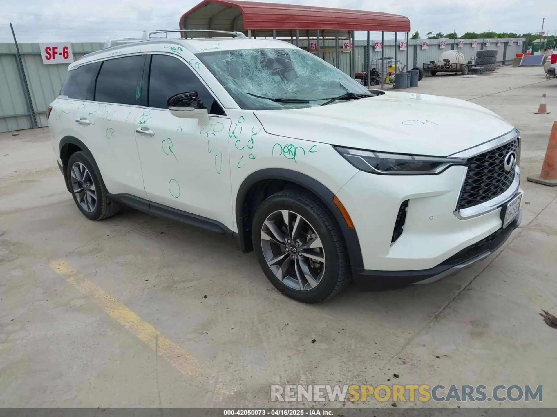 1 Фотография поврежденного автомобиля 5N1DL1FR4NC330262 INFINITI QX60 2022