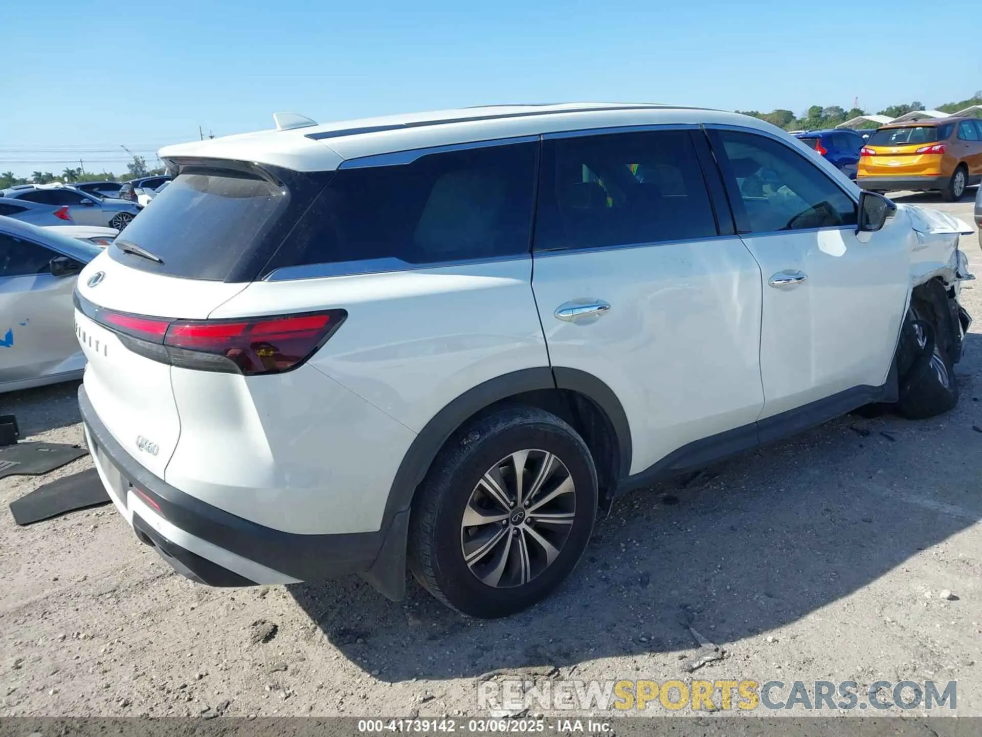 4 Фотография поврежденного автомобиля 5N1DL1ES0PC350192 INFINITI QX60 2023