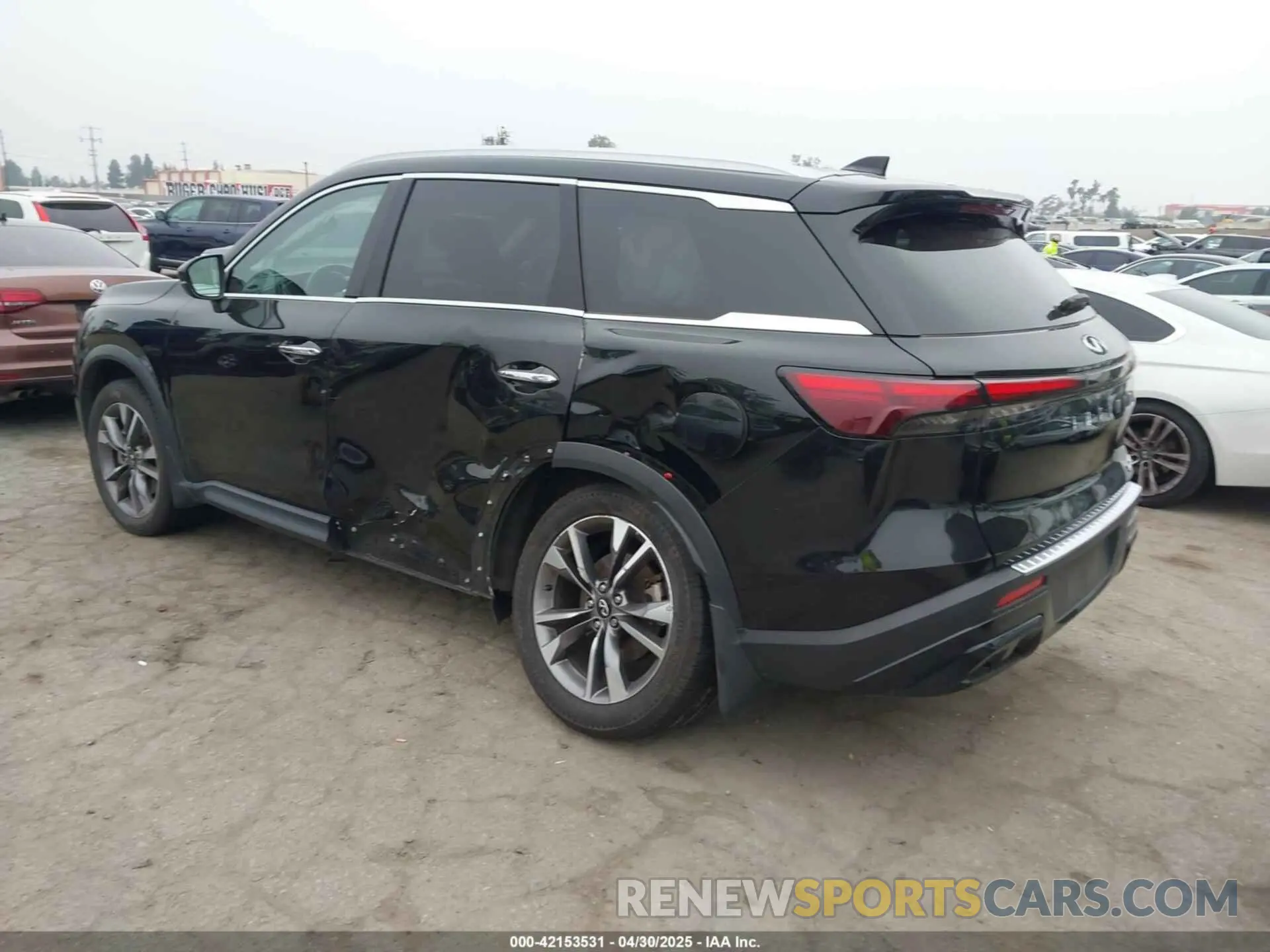 3 Фотография поврежденного автомобиля 5N1DL1FR0PC330892 INFINITI QX60 2023