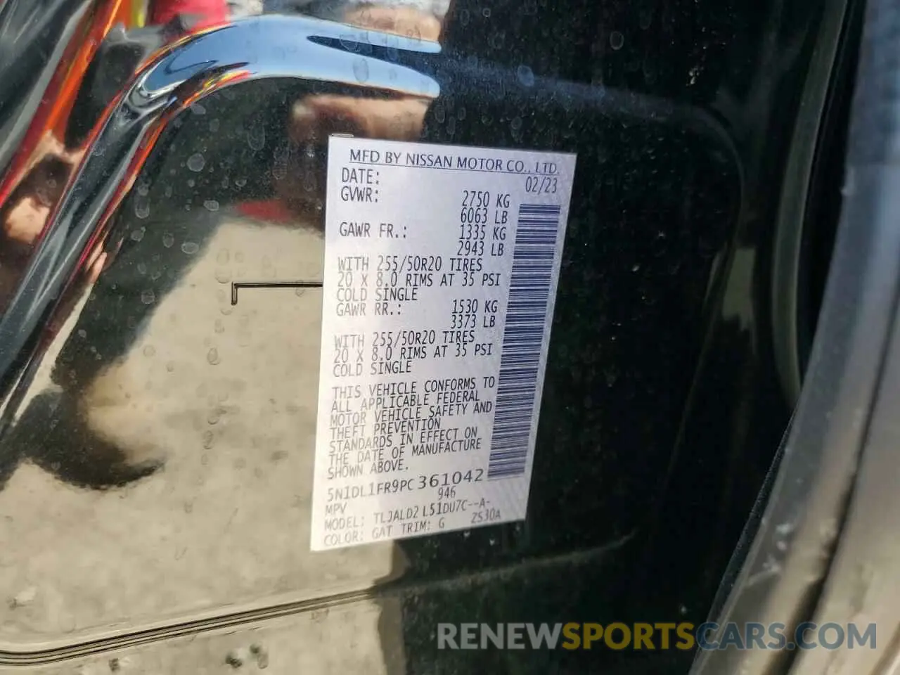 13 Фотография поврежденного автомобиля 5N1DL1FR9PC361042 INFINITI QX60 2023