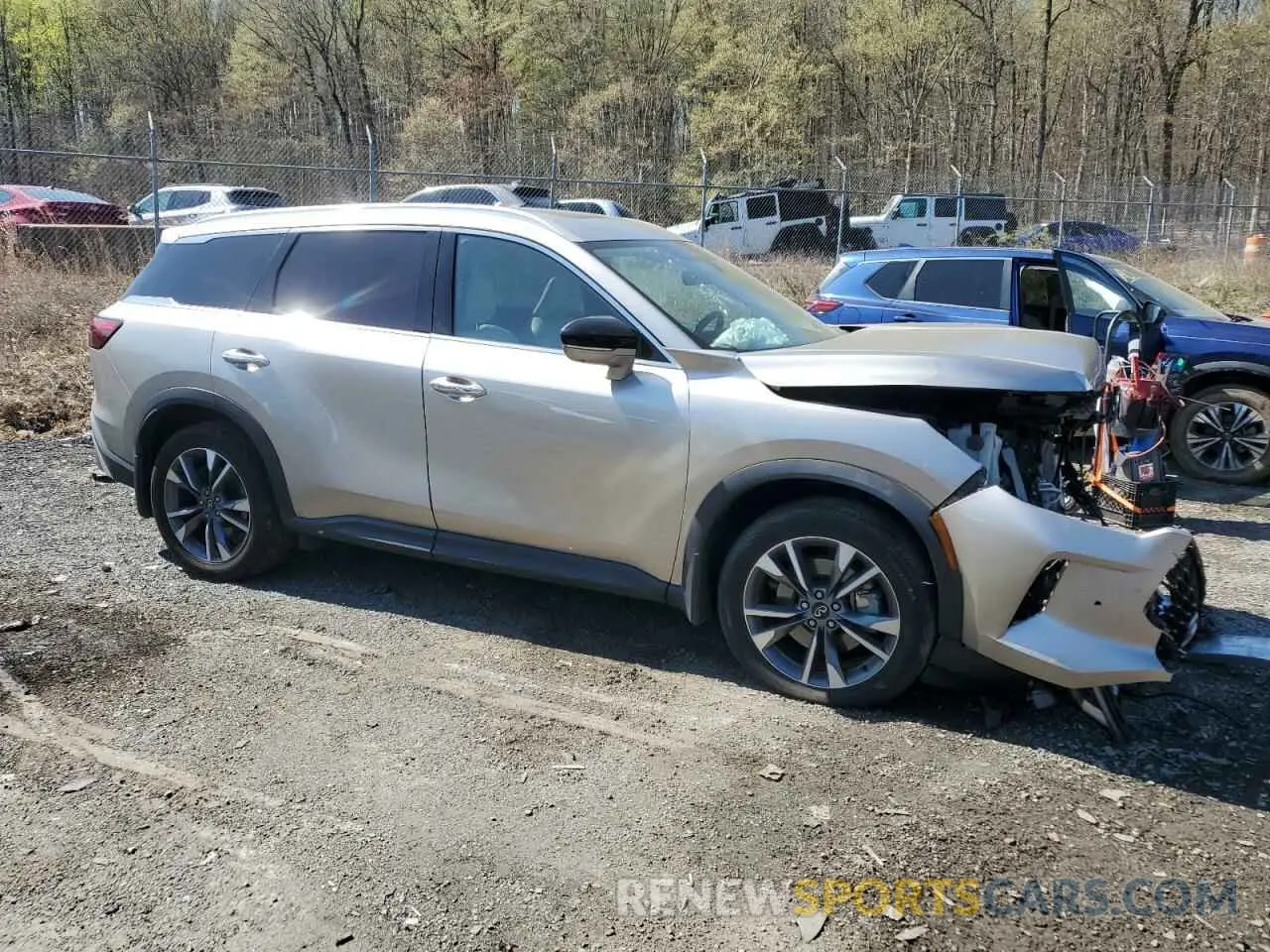 4 Photograph of a damaged car 5N1DL1FS0PC357691 INFINITI QX60 2023