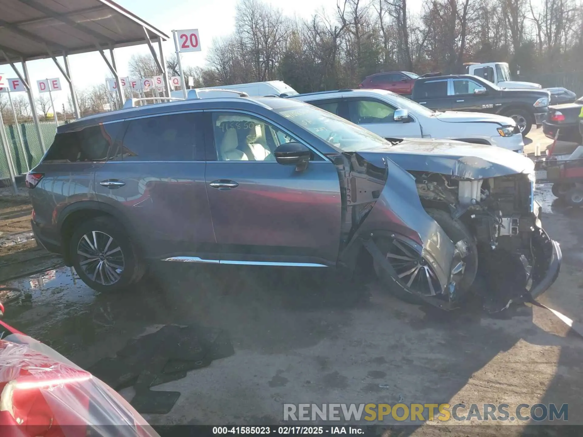 14 Photograph of a damaged car 5N1DL1GS4PC332940 INFINITI QX60 2023