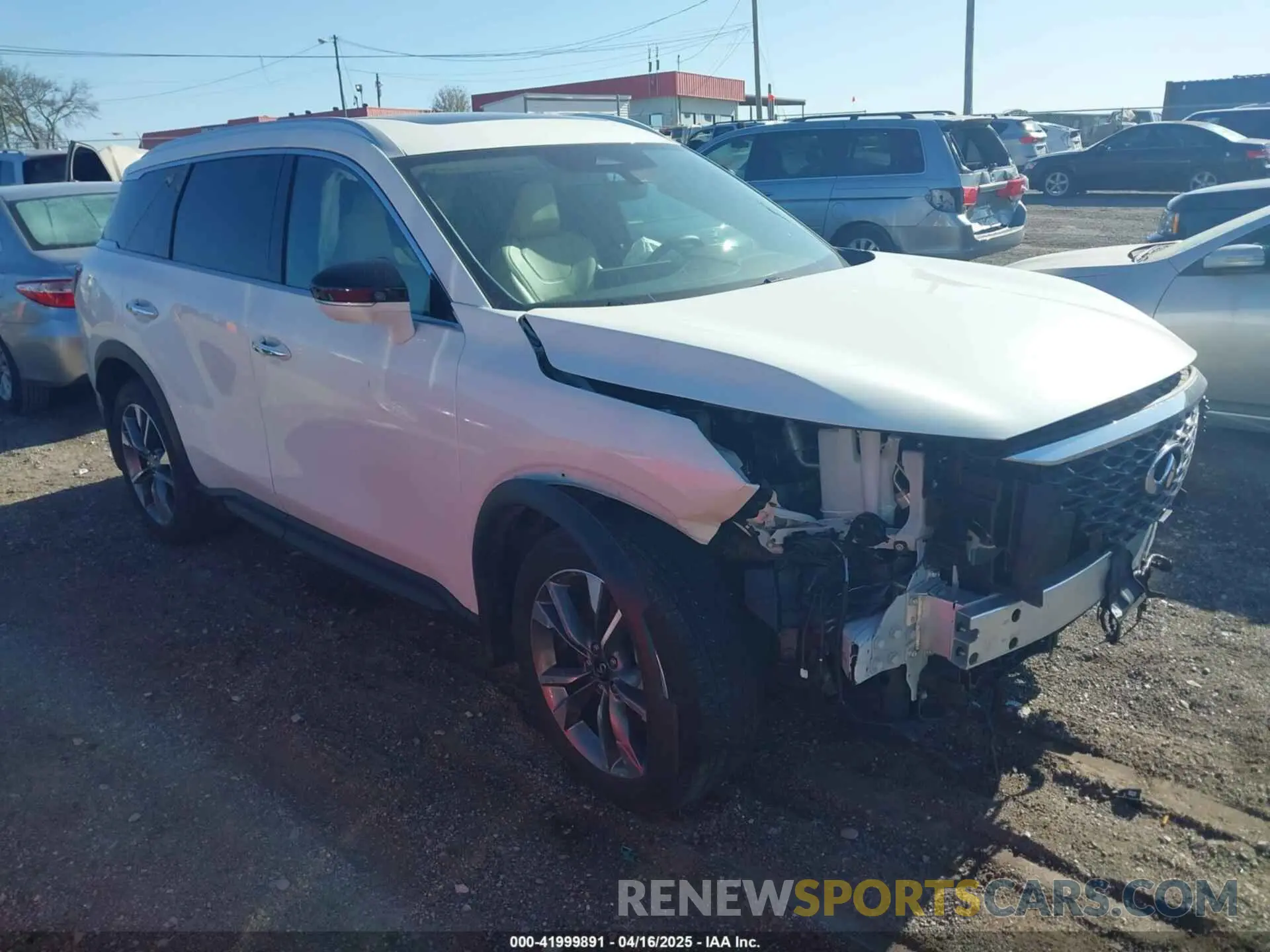 1 Photograph of a damaged car 5N1DL1FR7RC355114 INFINITI QX60 2024