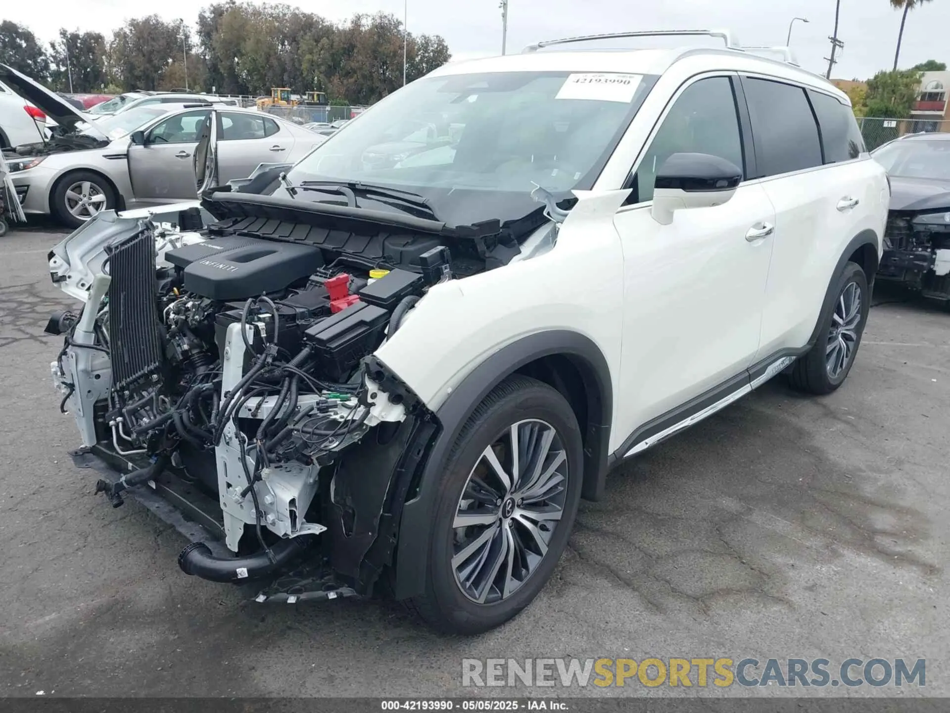 2 Photograph of a damaged car 5N1AL1GS6SC330036 INFINITI QX60 2025
