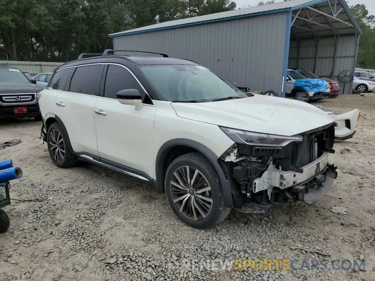 4 Фотография поврежденного автомобиля 5N1DL1HTXNC334809 INFINITI QX60 AUTOG 2022