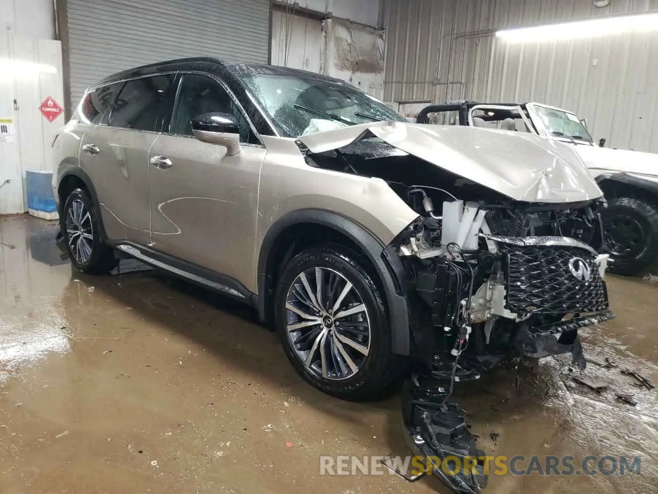 4 Фотография поврежденного автомобиля 5N1DL1HU1NC342970 INFINITI QX60 AUTOG 2022