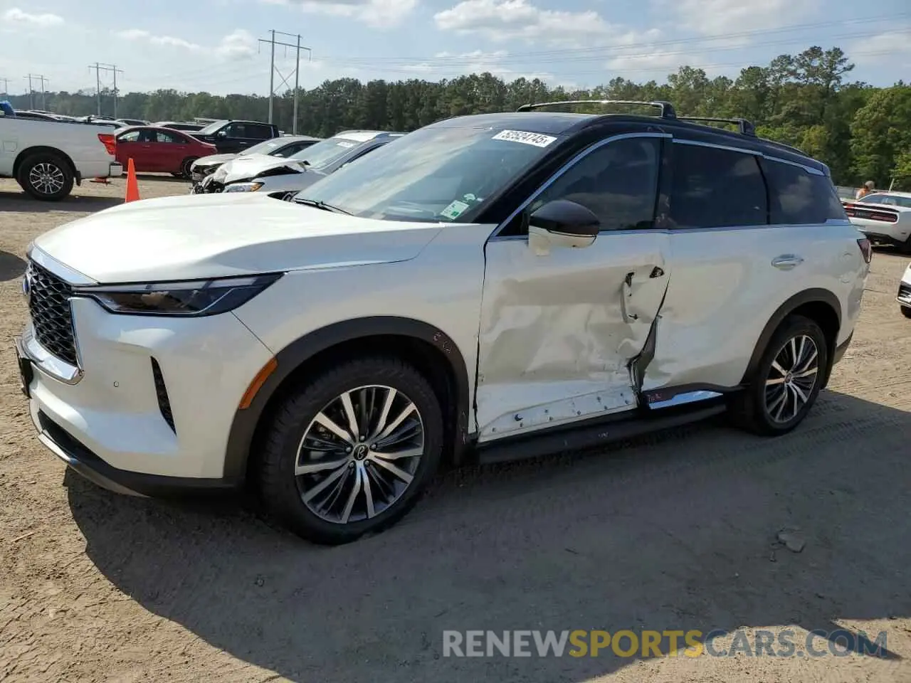 1 Photograph of a damaged car 5N1DL1HU3PC353763 INFINITI QX60 AUTOG 2023