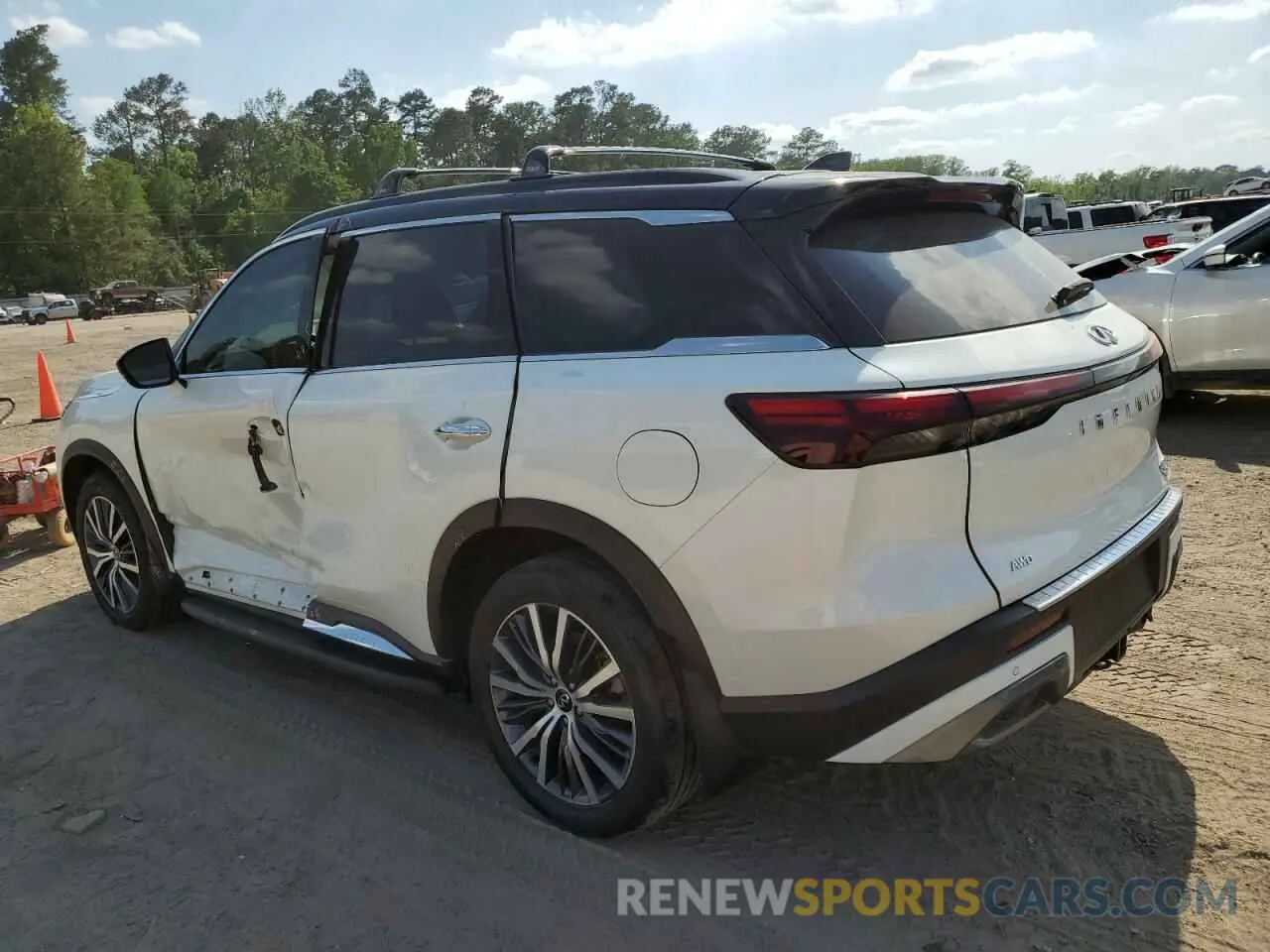 2 Photograph of a damaged car 5N1DL1HU3PC353763 INFINITI QX60 AUTOG 2023