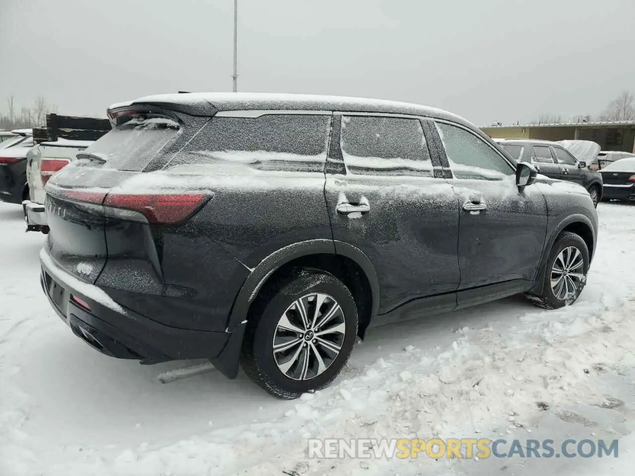 3 Photograph of a damaged car 5N1DL1ER6NC334184 INFINITI QX60 PURE 2022
