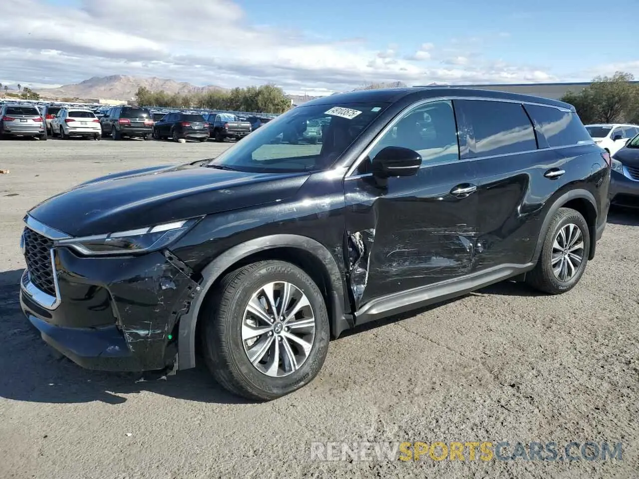 1 Photograph of a damaged car 5N1DL1ER0RC342741 INFINITI QX60 PURE 2024
