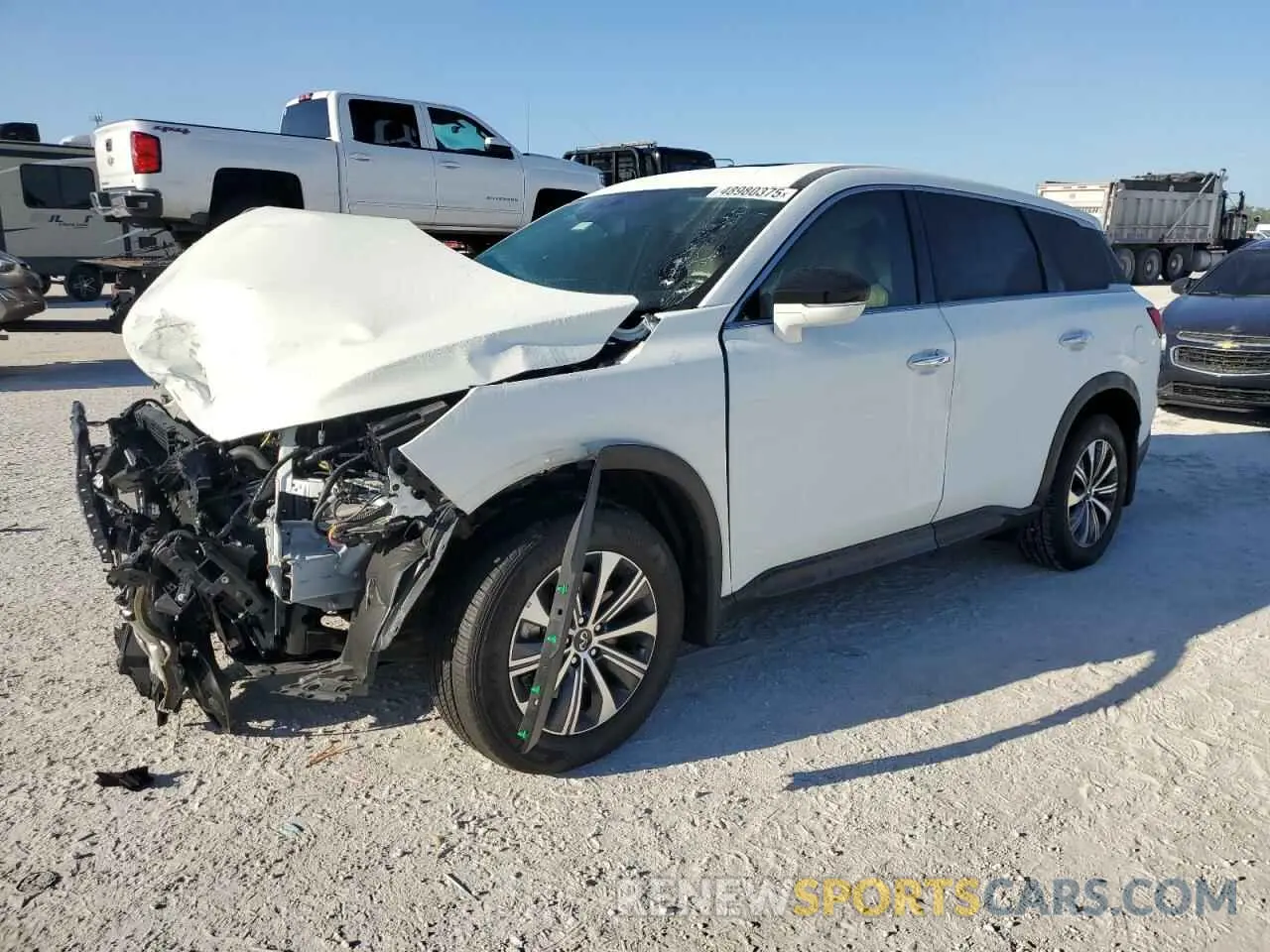1 Фотография поврежденного автомобиля 5N1DL1ES7RC335711 INFINITI QX60 PURE 2024