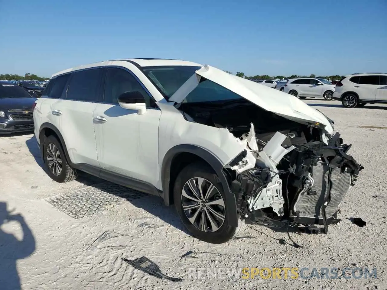 4 Фотография поврежденного автомобиля 5N1DL1ES7RC335711 INFINITI QX60 PURE 2024