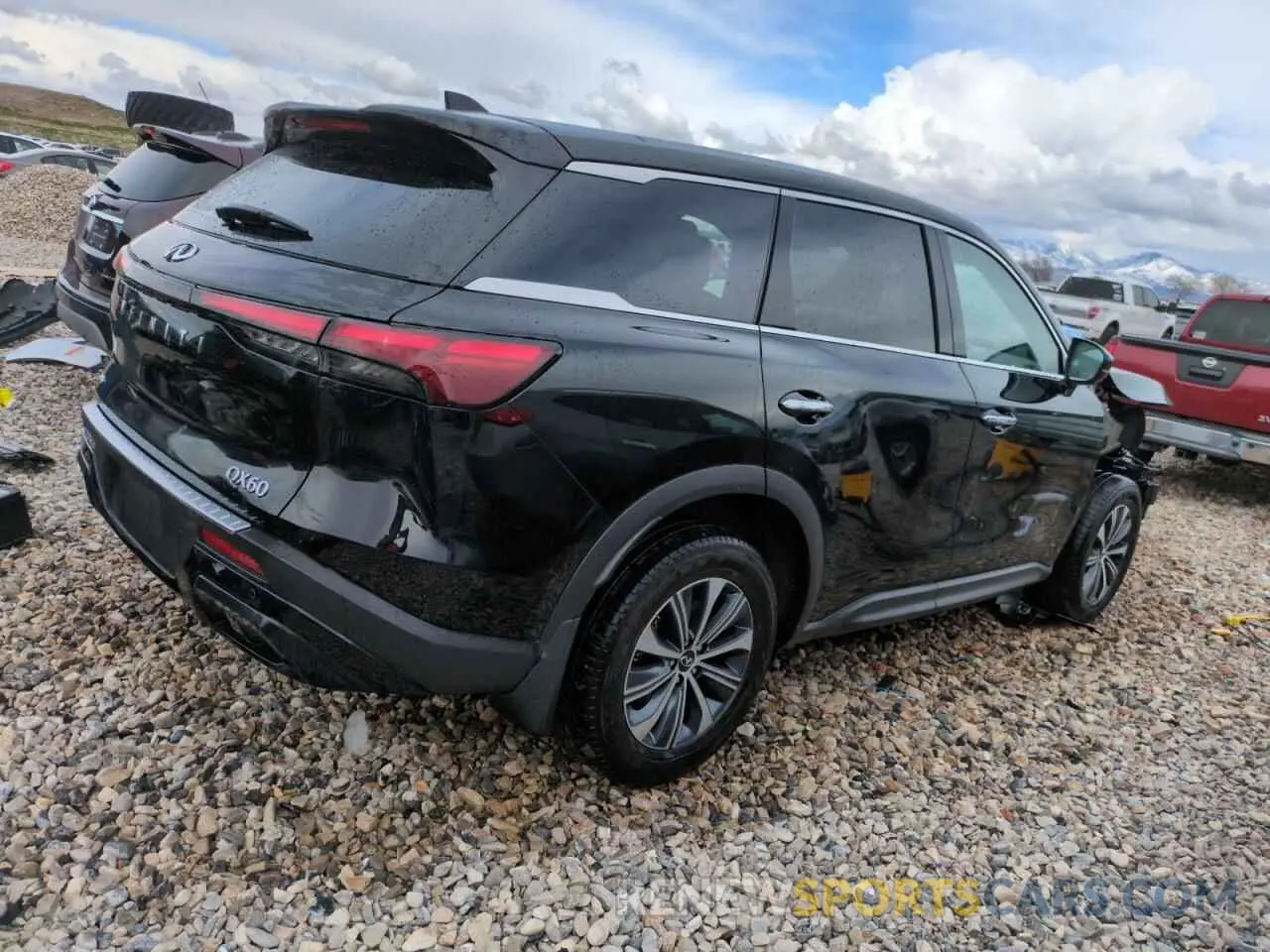 3 Photograph of a damaged car 5N1AL1ES8SC330302 INFINITI QX60 PURE 2025