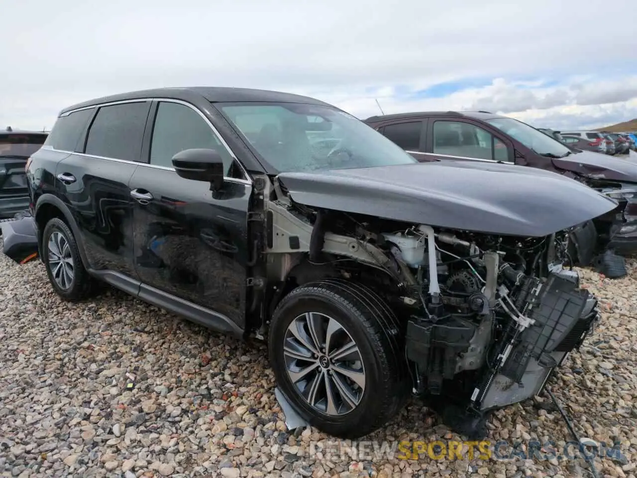 4 Photograph of a damaged car 5N1AL1ES8SC330302 INFINITI QX60 PURE 2025
