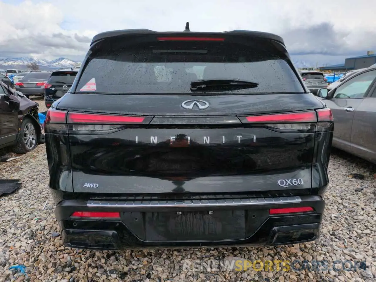 6 Photograph of a damaged car 5N1AL1ES8SC330302 INFINITI QX60 PURE 2025