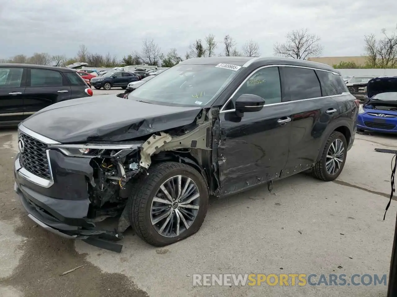 1 Фотография поврежденного автомобиля 5N1DL1GS6PC346385 INFINITI QX60 SENSO 2023