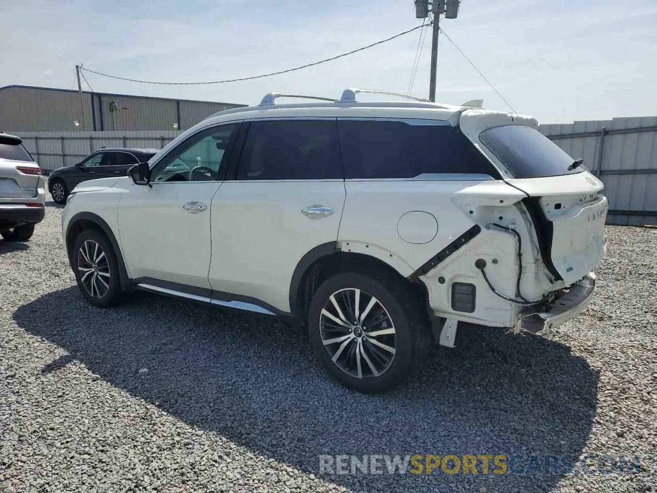 2 Photograph of a damaged car 5N1DL1GS7PC361901 INFINITI QX60 SENSO 2023