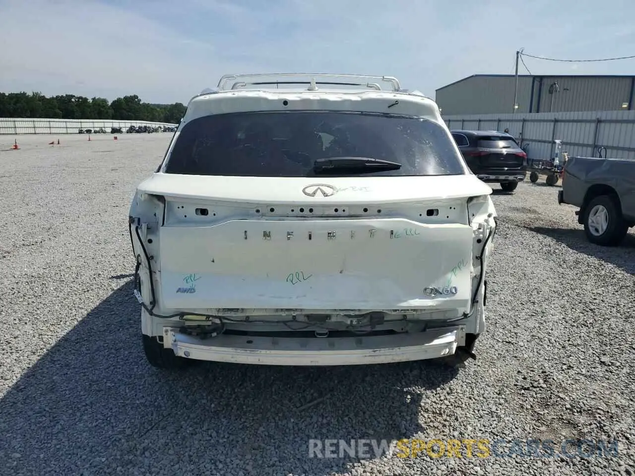 6 Photograph of a damaged car 5N1DL1GS7PC361901 INFINITI QX60 SENSO 2023