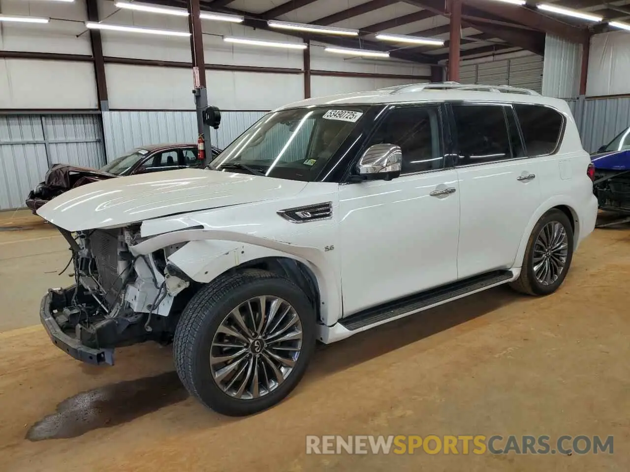 1 Photograph of a damaged car JN8AZ2NC0K9460111 INFINITI QX80 2019