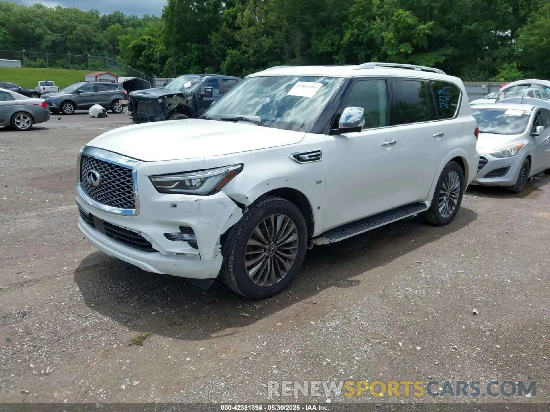 2 Фотография поврежденного автомобиля JN8AZ2NC1K9460151 INFINITI QX80 2019
