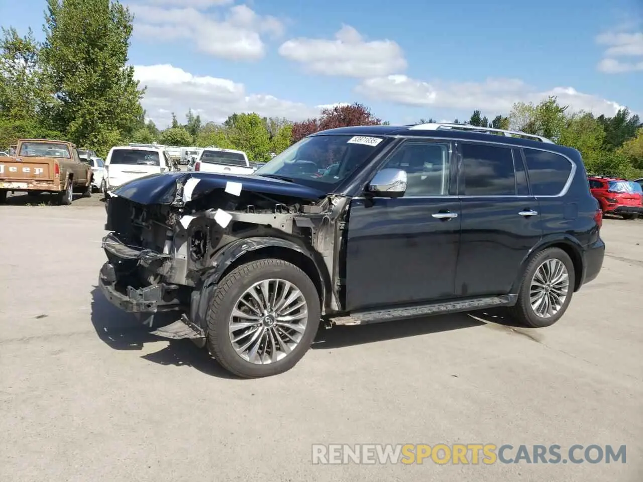 1 Фотография поврежденного автомобиля JN8AZ2NC6K9461215 INFINITI QX80 2019