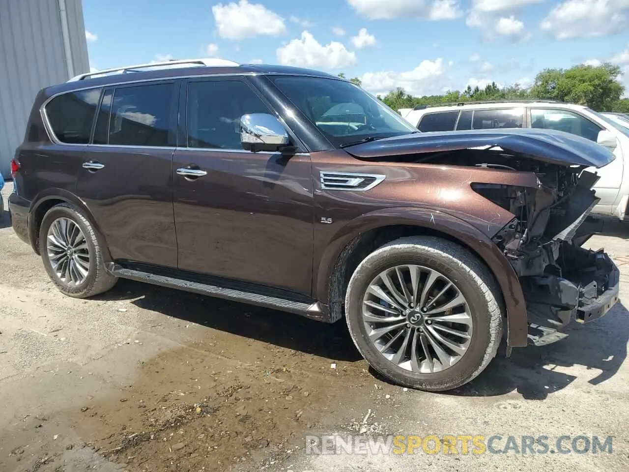4 Фотография поврежденного автомобиля JN8AZ2ND9K9850729 INFINITI QX80 2019