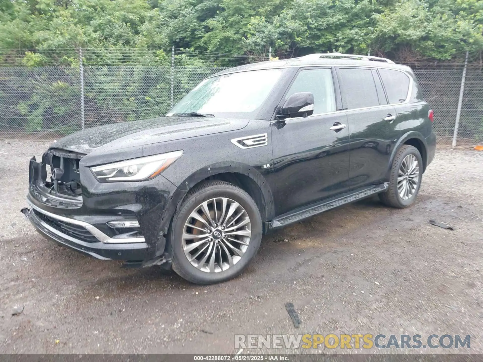 2 Photograph of a damaged car JN8AZ2NE1K9227095 INFINITI QX80 2019
