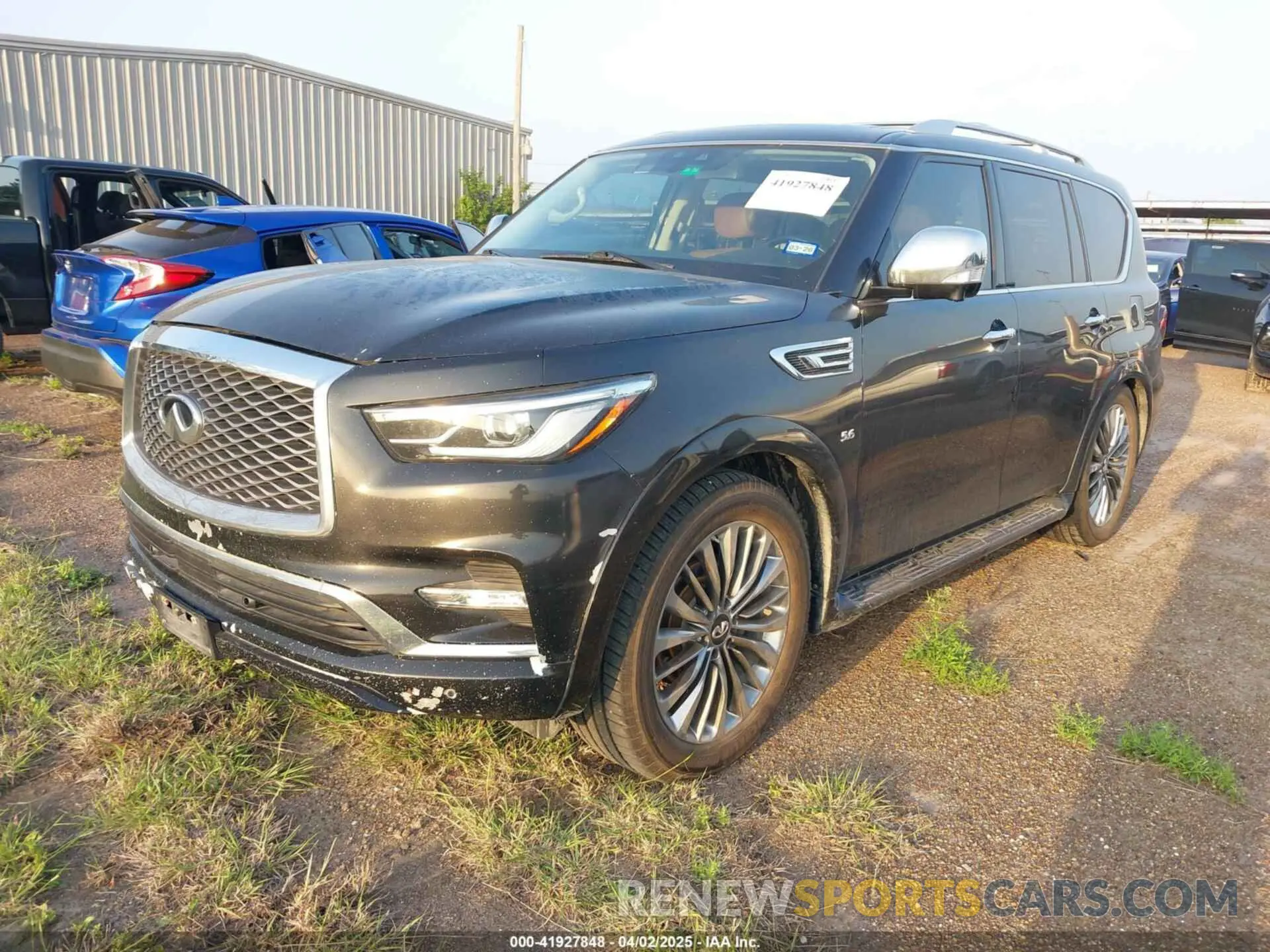 2 Photograph of a damaged car JN8AZ2NE2K9229471 INFINITI QX80 2019
