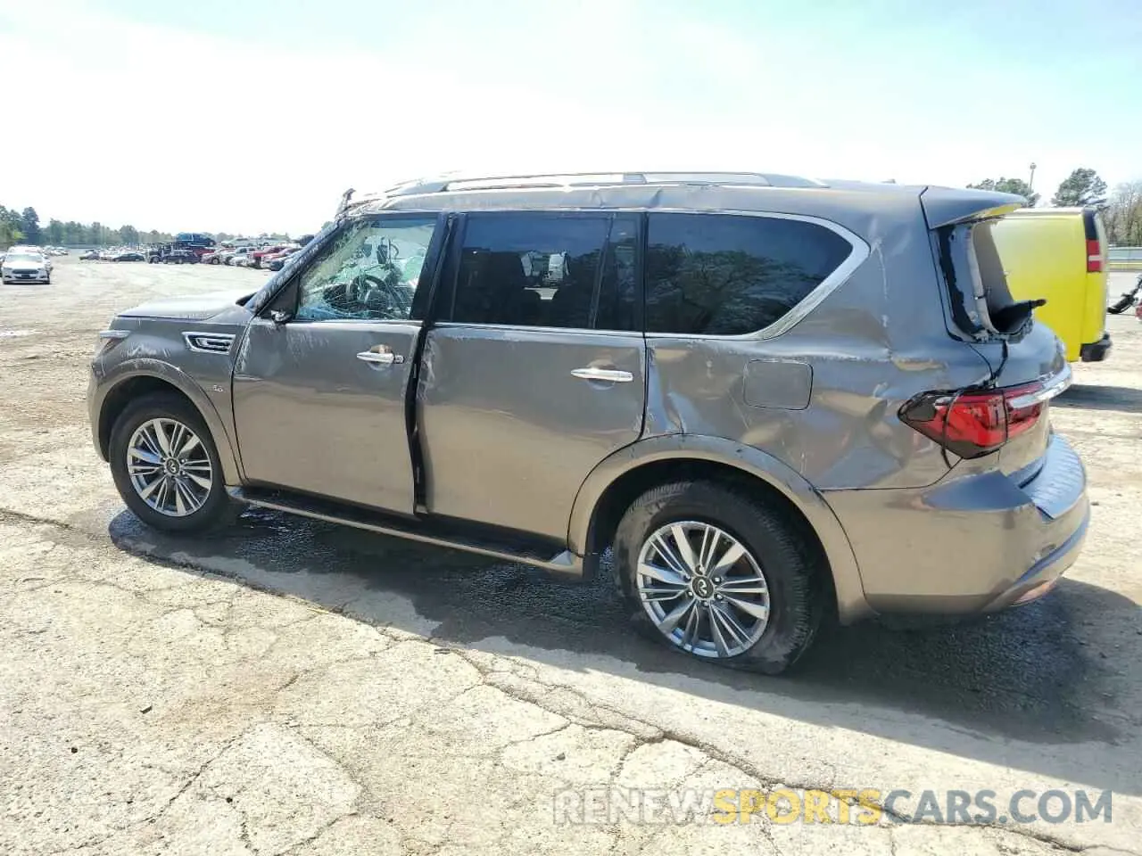 2 Photograph of a damaged car JN8AZ2NE3K9231701 INFINITI QX80 2019