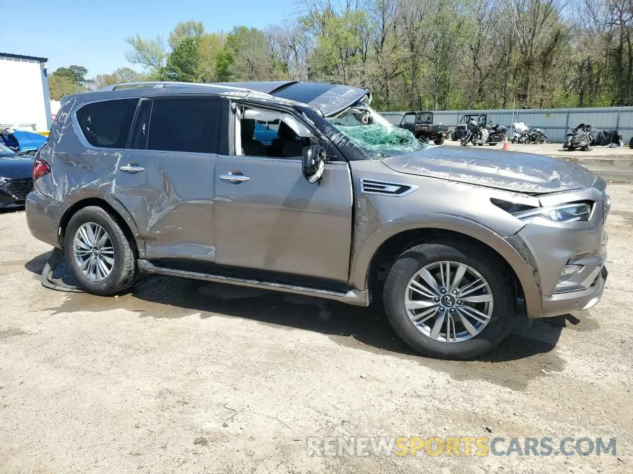 4 Photograph of a damaged car JN8AZ2NE3K9231701 INFINITI QX80 2019