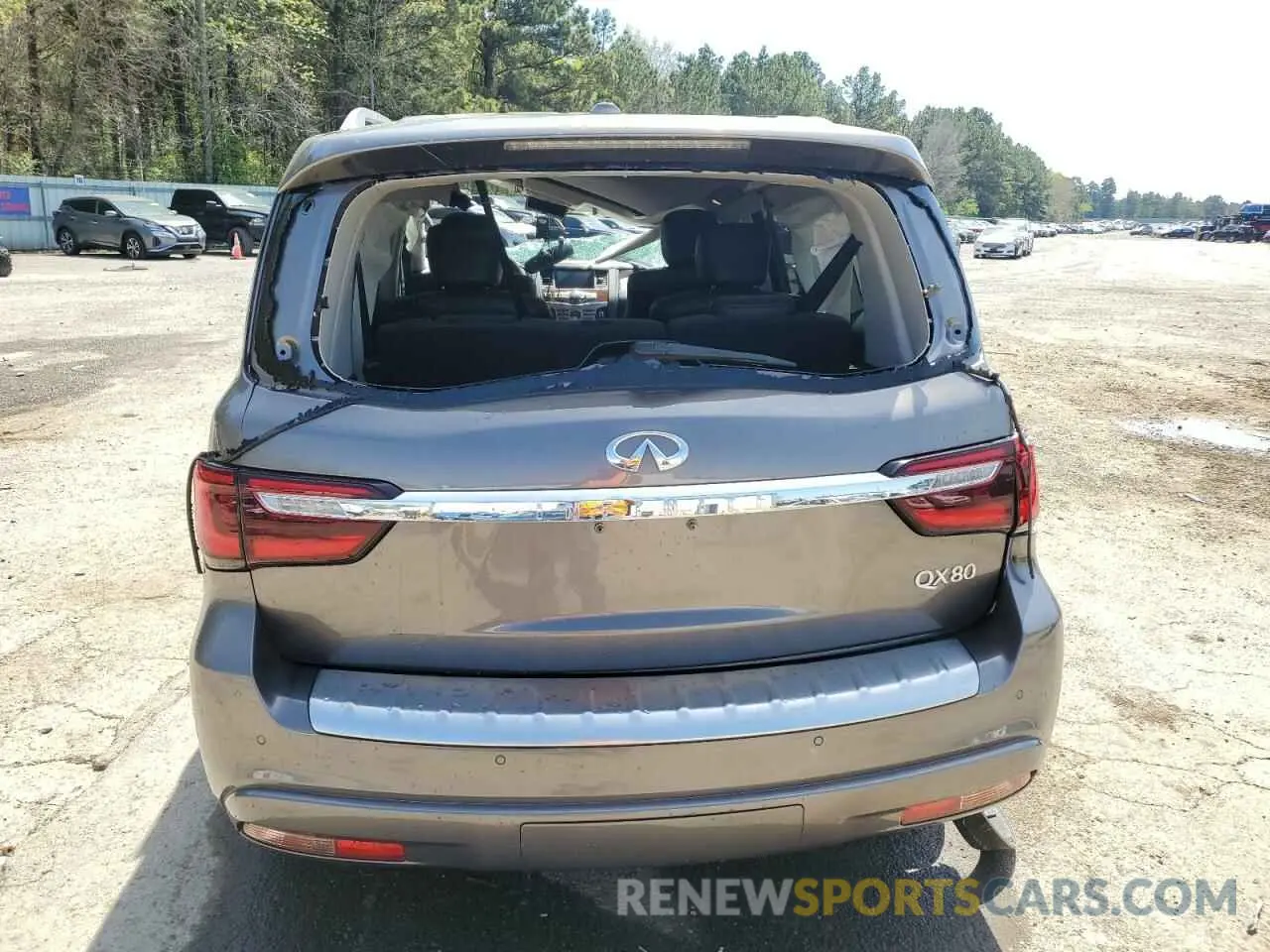 6 Photograph of a damaged car JN8AZ2NE3K9231701 INFINITI QX80 2019