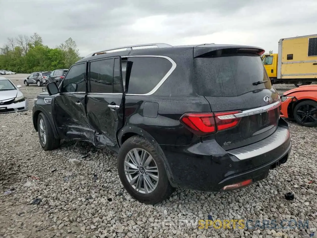 2 Photograph of a damaged car JN8AZ2NE4K9233361 INFINITI QX80 2019