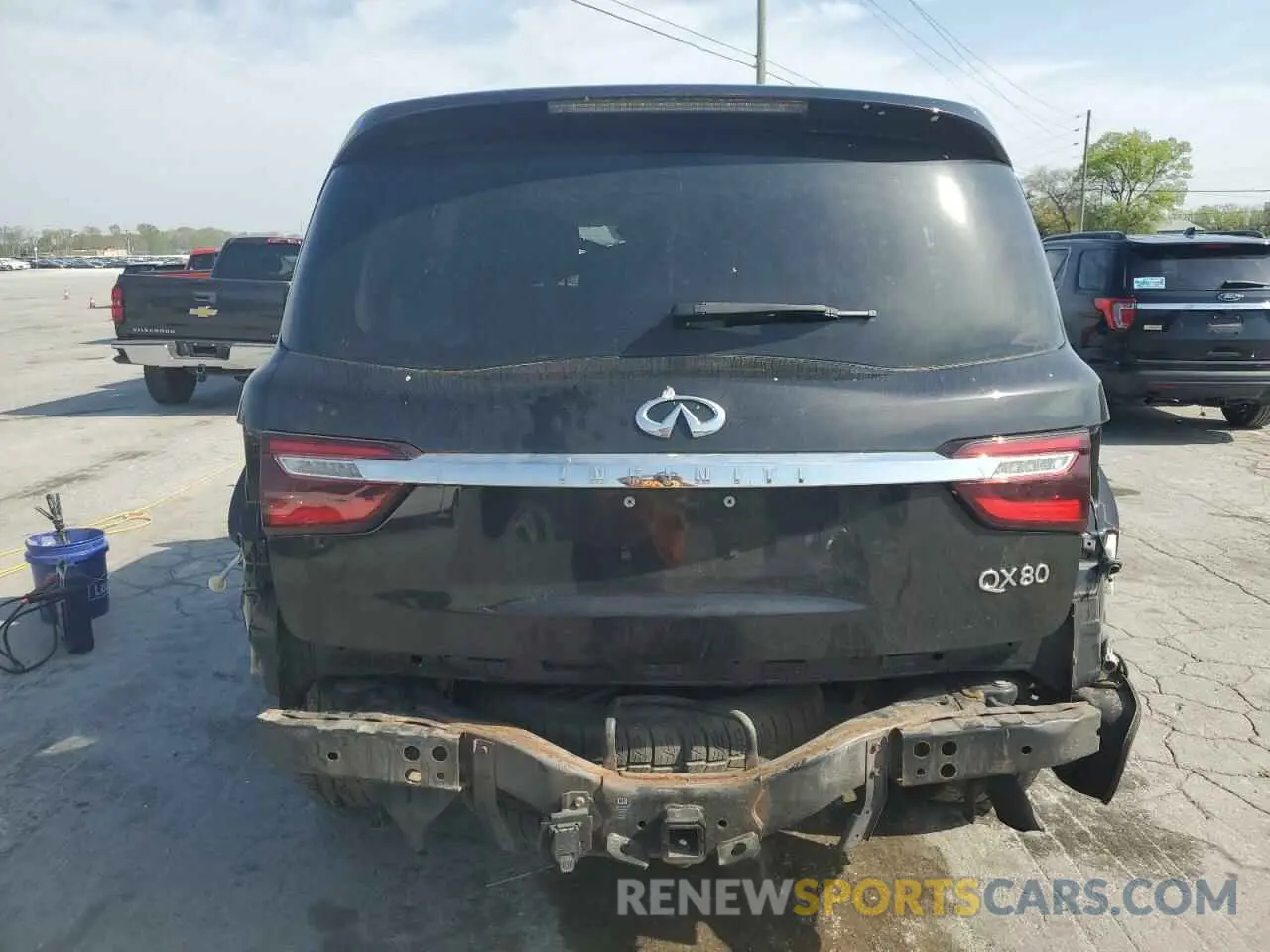 6 Photograph of a damaged car JN8AZ2NE4K9237538 INFINITI QX80 2019